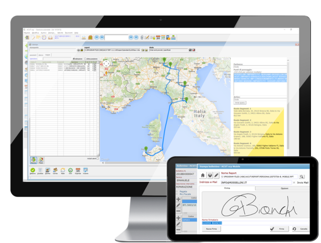 Organizza Manutenzioni e Interventi